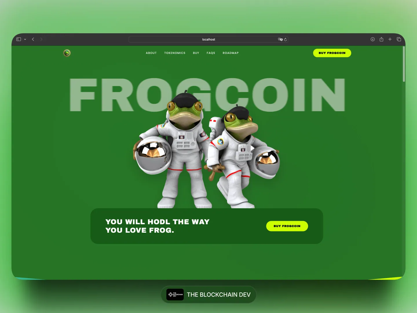 FrogCoin (Meme Ecosystem) – Meme Website Project.