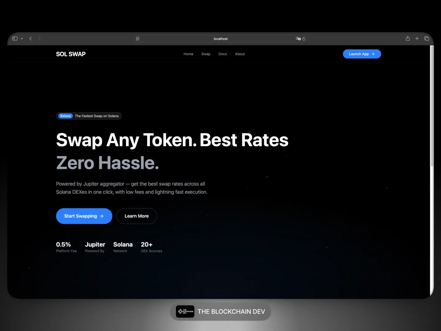 SOLANA SWAP DEX (DEX) – SOL SWAP — Fastest Swap on Solana.