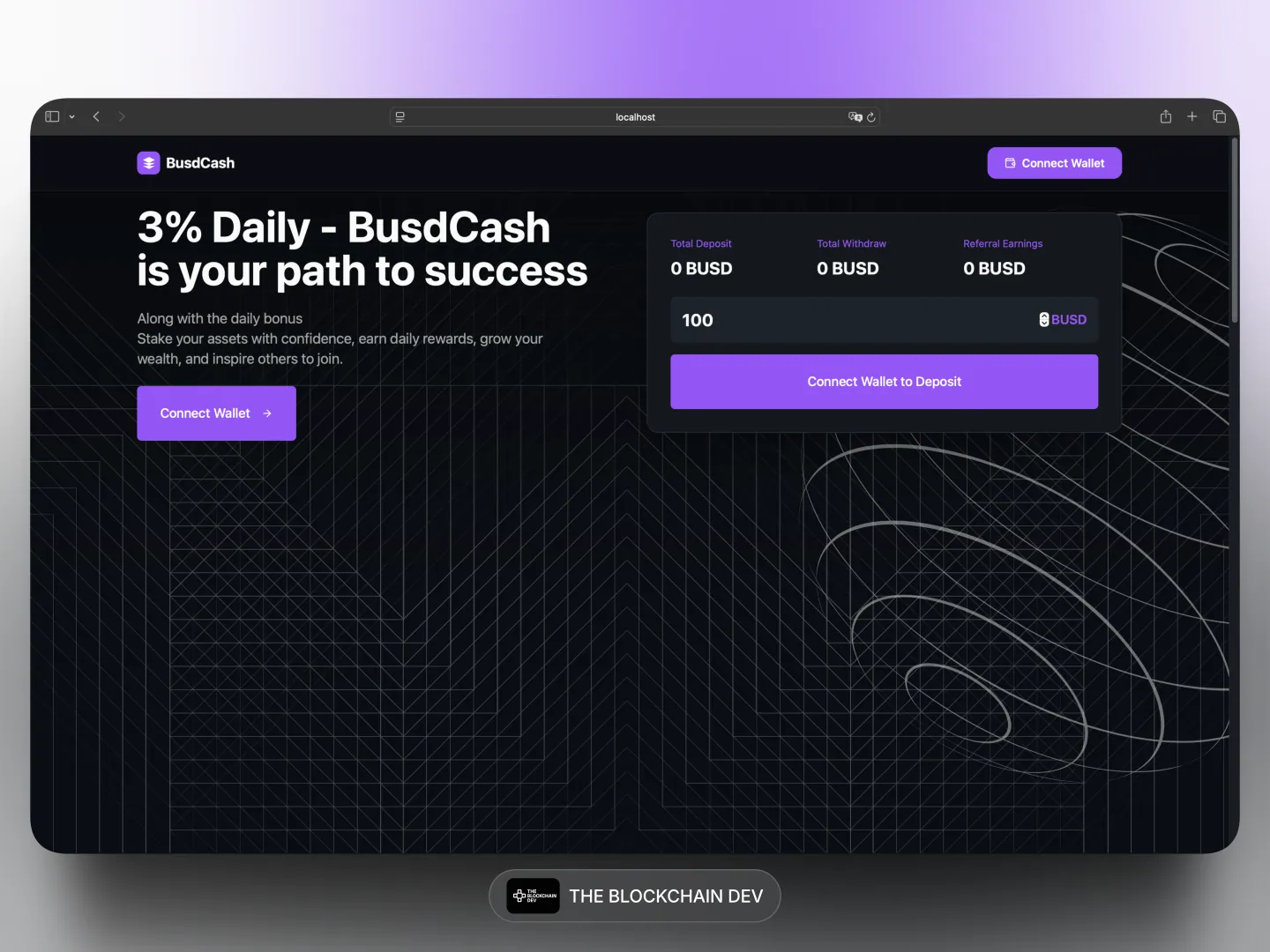 BUSD CASH (DeFi) – BUSD staking in BNB Chain