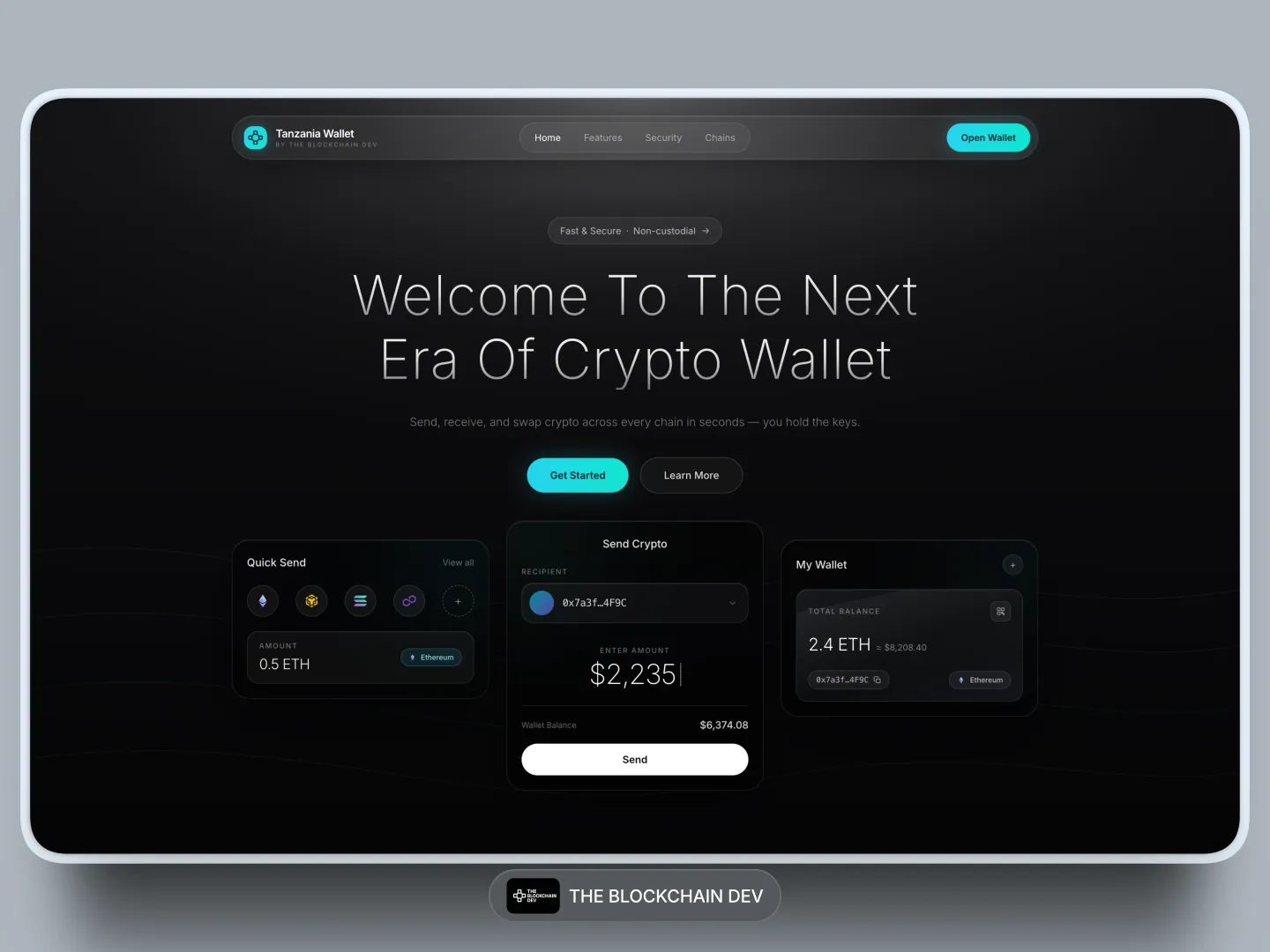 Multichain Crypto Wallet (WALLET) – Non-Custodial Multichain Crypto Wallet